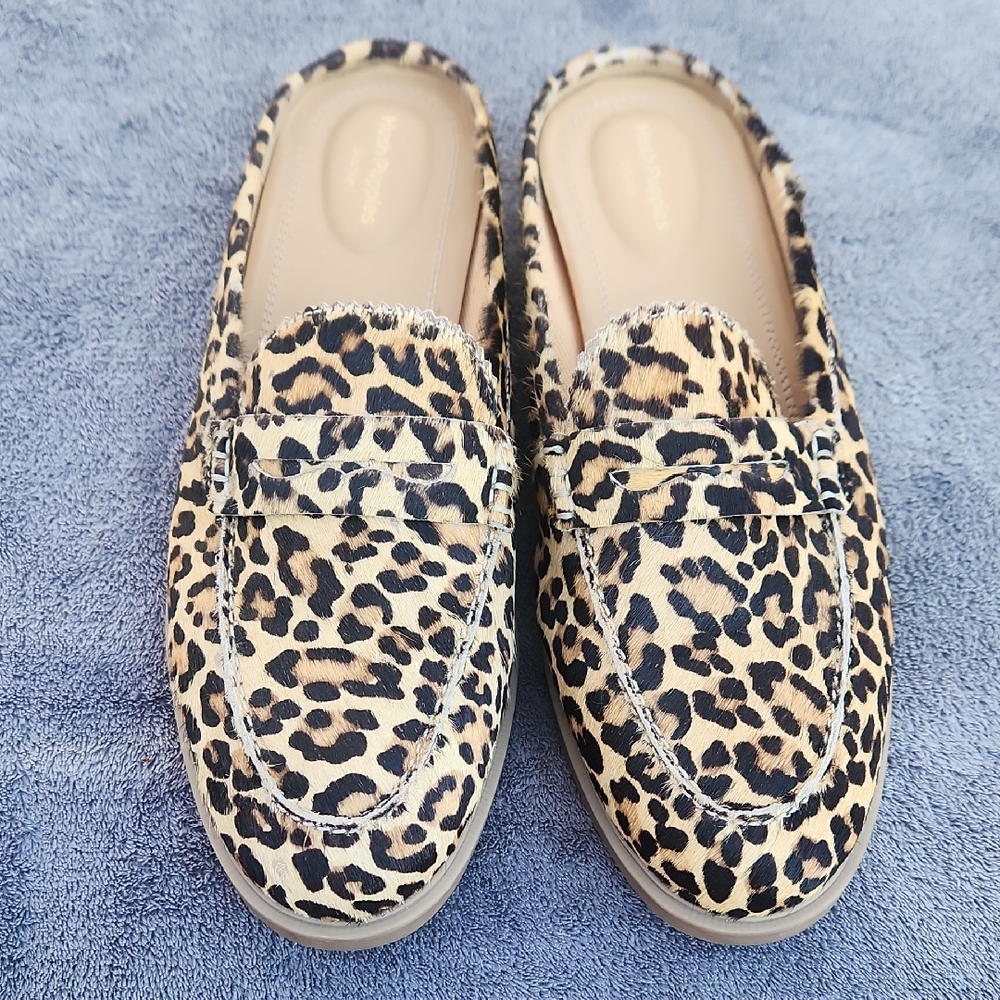 Hush Puppies Leopard Print MULES